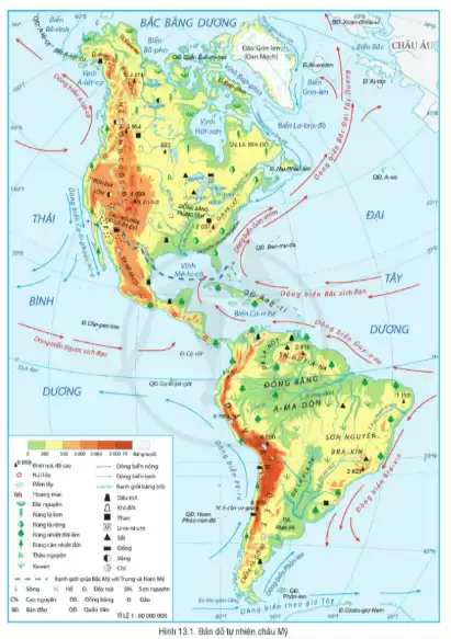 Đặc điểm tự nhiên Trung và Nam Mỹ