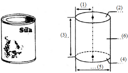 Giải Câu 1 Bài 1: Hình trụ - Diện tích xung quanh và thể tích của hình trụ