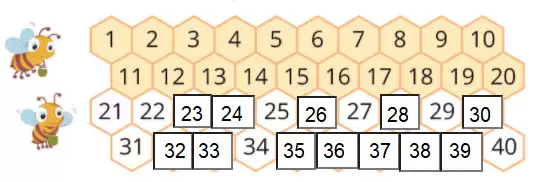 [Cánh diều] Giải toán 1 bài: Các số có hai chữ số (từ 21 đến 40)