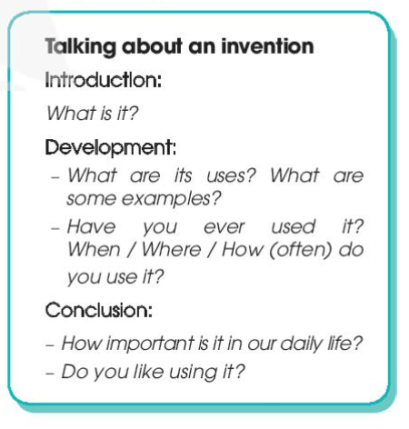 Giải Unit 5: Inventions - Speaking